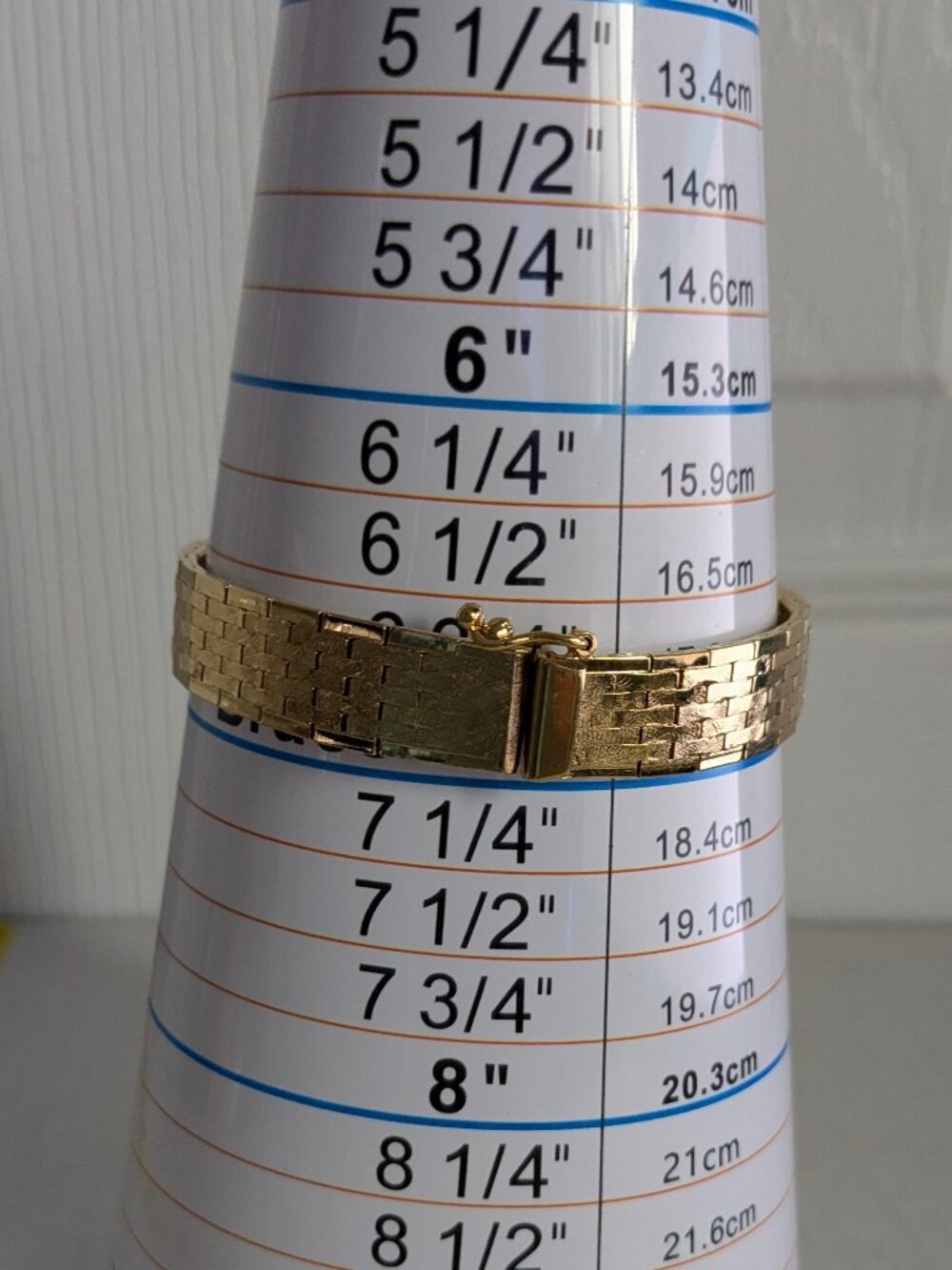 Vintage NAPIER Textured Link Style Gold Tone Bracelet